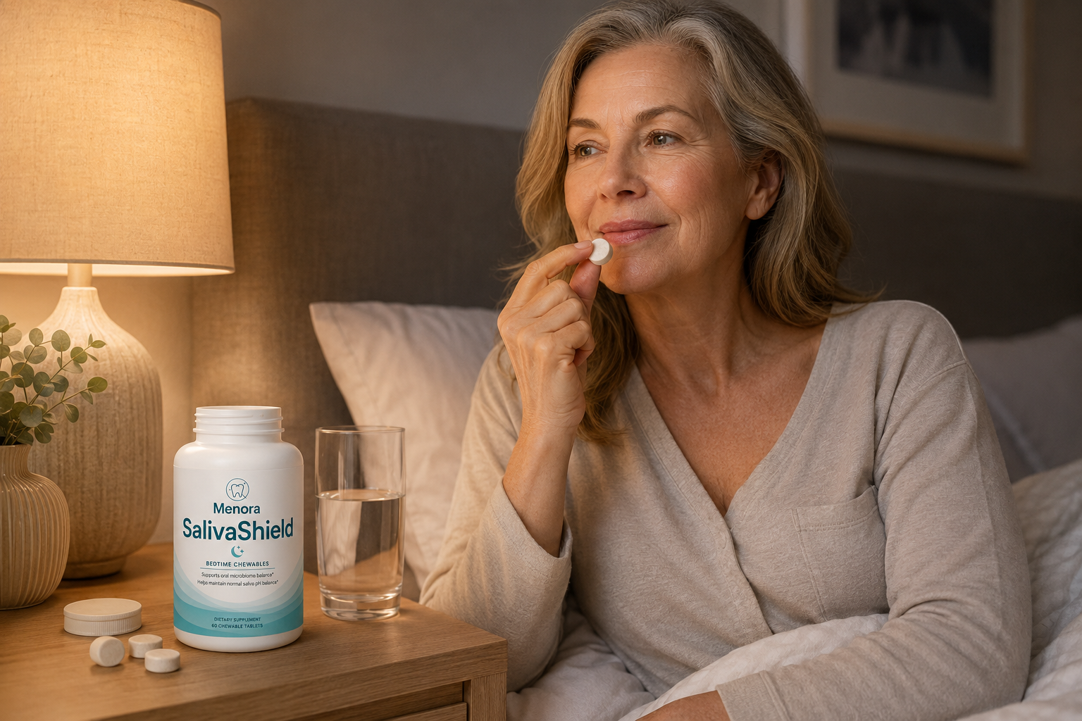SalivaShield bedtime routine